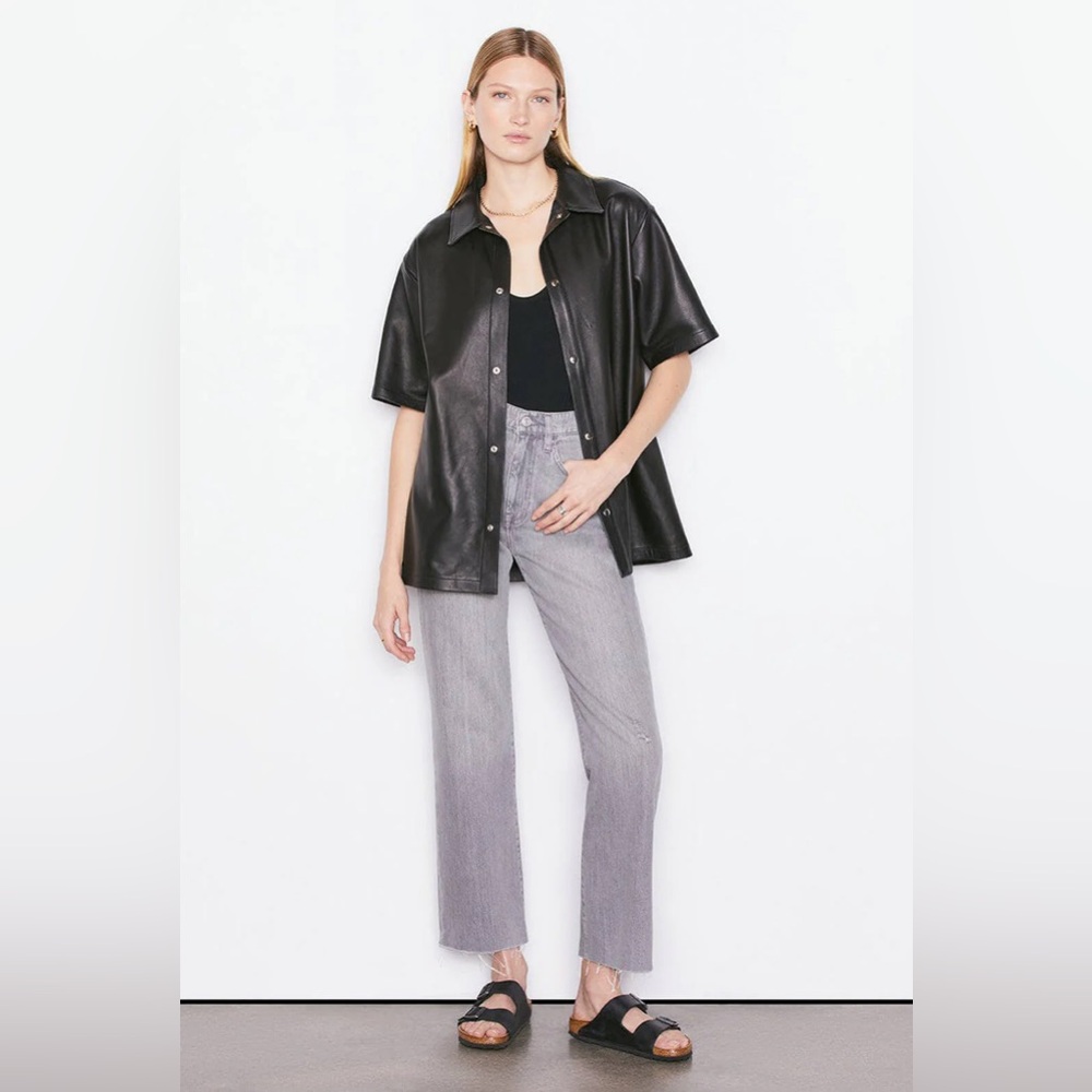 FRAME LE JANE CROP IN SOMBER
